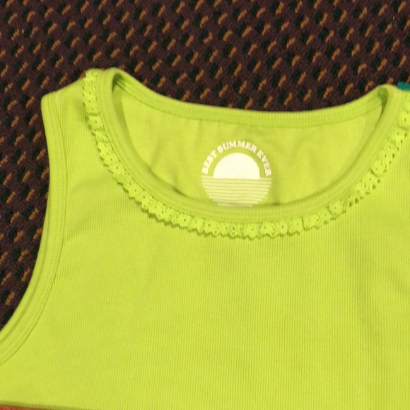 NWT neon trend chartreuse tank top - Picture 4 of 12